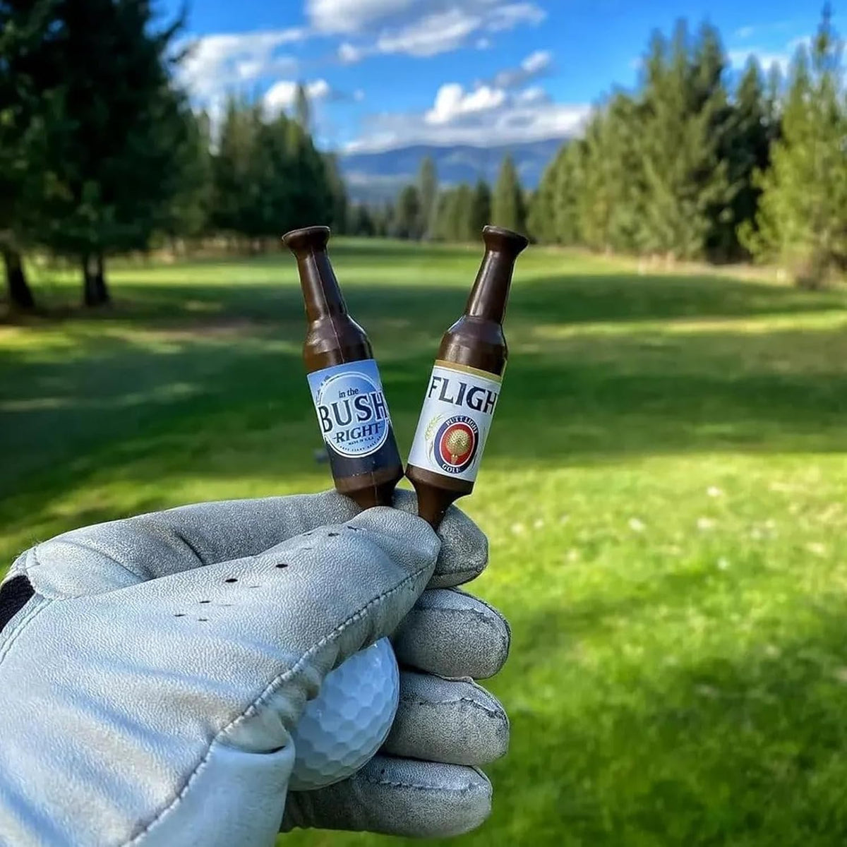 Golf-Tees Bierflasche, Lustige Golf-Tees, Langlebige Kunststoff Golf Tee Zubehör, Geschenke Für Golfspieler, 9 Cm/3.54 Zoll Golf-Tees