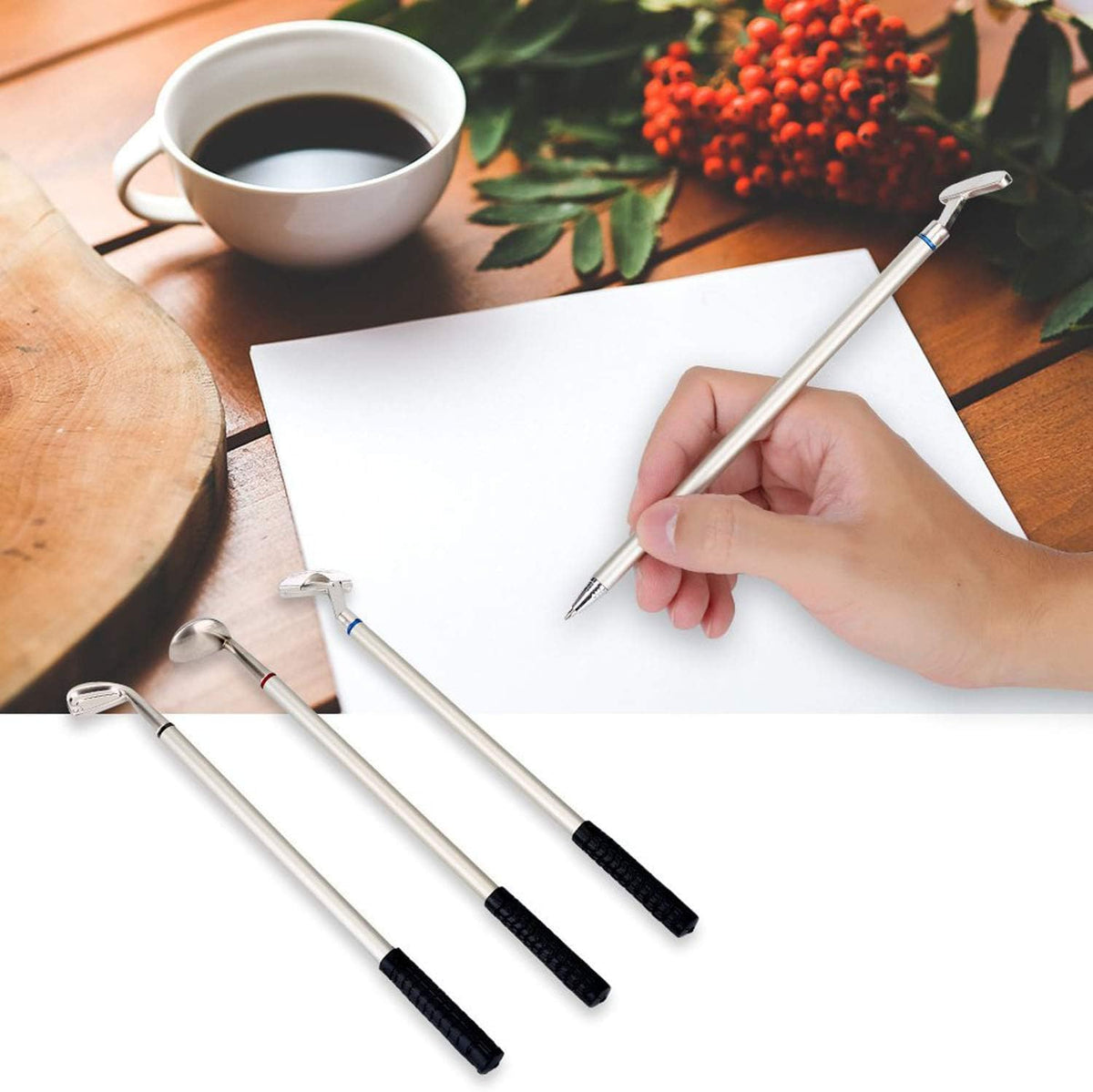 Kofull Lustige Golf Geschenke Für Männer Mini Golf Desktop Set, Golf Club Stifthalter Mit Putting Green, Schreibtisch Gadget Geschenk