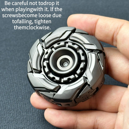 Fidget Spinner Toy, 1 Count Metal Design Stress Relief Toy, Stress Reliever, Open Armor Spinning Top Fidget Toy, Hand Spinner Toy for Adults, Metallic Finger Spinner, Fidget for Anxiety, Fidget Item
