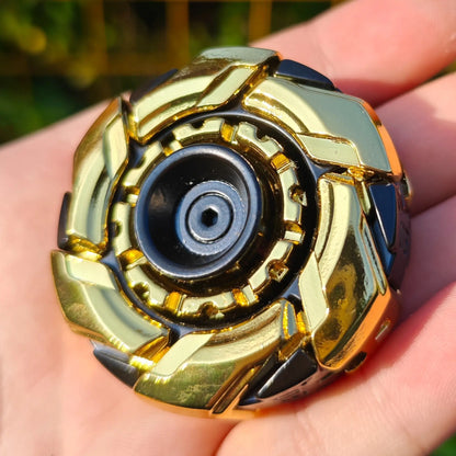 Fidget Spinner Toy, 1 Count Metal Design Stress Relief Toy, Stress Reliever, Open Armor Spinning Top Fidget Toy, Hand Spinner Toy for Adults, Metallic Finger Spinner, Fidget for Anxiety, Fidget Item
