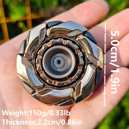 Fidget Spinner Toy, 1 Count Metal Design Stress Relief Toy, Stress Reliever, Open Armor Spinning Top Fidget Toy, Hand Spinner Toy for Adults, Metallic Finger Spinner, Fidget for Anxiety, Fidget Item
