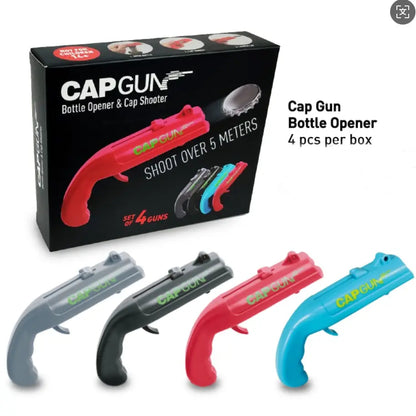 Bottle Opener, Launcher Shooter, Funny Shooting Gun, Creative Bottle Opener for Party Games, Family Parties, Outdoor Barbecue LM